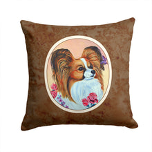 Load image into Gallery viewer, Papillon Rose Throw Pillow - 14x14 Decorative Pillow – Art for Your Home &amp; Patio 7200PW1414