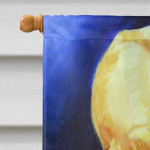 Load image into Gallery viewer, Natural Fawn Great Dane with Puppy Flag Canvas House Size