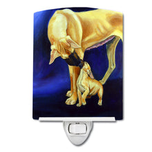 Load image into Gallery viewer, Great Dane and Puppy  Ceramic Night Light 7208CNL