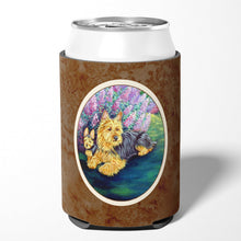 Load image into Gallery viewer, Australian Terrier and Puppy Can or Bottle Hugger 7209CC