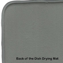 Load image into Gallery viewer, Airedale Terrier with lady in the kitchen Dish Drying Mat – Absorbent, Artistic Kitchen Essentials 7212DDM