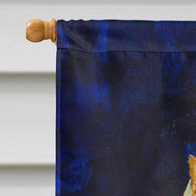 Load image into Gallery viewer, Yorkie and Teddy Bear Flag Canvas House Size