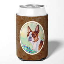 Load image into Gallery viewer, Red and White Boston Terrier Can or Bottle Hugger 7222CC