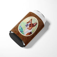 Load image into Gallery viewer, Red and White Boston Terrier Can or Bottle Hugger 7222CC