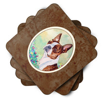 Load image into Gallery viewer, Red and White Boston Terrier Foam Coaster  7222FC