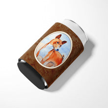 Load image into Gallery viewer, Red and White Basenji Can or Bottle Hugger 7223CC
