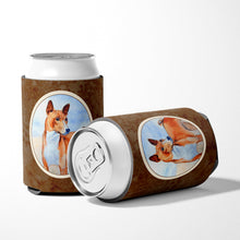 Load image into Gallery viewer, Red and White Basenji Can or Bottle Hugger 7223CC