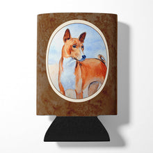 Load image into Gallery viewer, Red and White Basenji Can or Bottle Hugger 7223CC