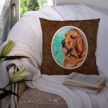 Load image into Gallery viewer, Bloodhound Throw Pillow - 14x14 Decorative Pillow – Art for Your Home &amp; Patio 7224PW1414