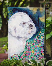 Load image into Gallery viewer, Bichon Frise in the flowers Garden Flag – Decorative Outdoor Yard Flag