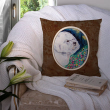 Load image into Gallery viewer, Bichon Frise Throw Pillow - 14x14 Decorative Pillow – Art for Your Home &amp; Patio 7225PW1414