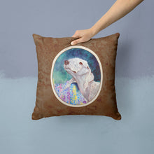 Load image into Gallery viewer, Bedlington Terrier Throw Pillow - 14x14 Decorative Pillow – Art for Your Home &amp; Patio 7226PW1414