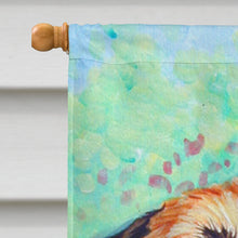Load image into Gallery viewer, Border Terrier Flag Canvas House Size