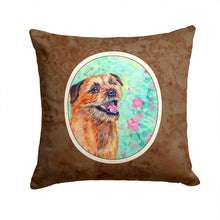 Load image into Gallery viewer, Border Terrier Throw Pillow - 14x14 Decorative Pillow – Art for Your Home &amp; Patio 7228PW1414
