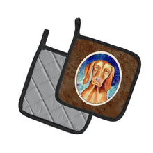 Load image into Gallery viewer, Vizsla Pot Holders - Set of 2 Decorative Kitchen Helpers | Made in the USA 7230PTHD