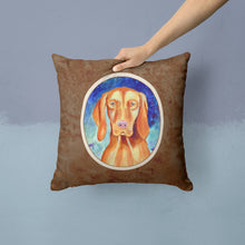 Load image into Gallery viewer, Vizsla Throw Pillow - 14x14 Decorative Pillow – Art for Your Home &amp; Patio 7230PW1414