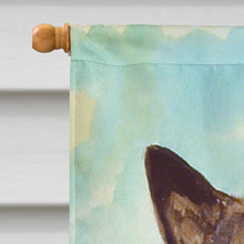 Load image into Gallery viewer, Norwegian Elkhound Flag Canvas House Size