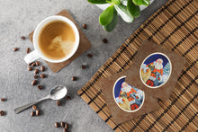 Load image into Gallery viewer, Santa Claus with Great Dane Foam Coaster  7232FC