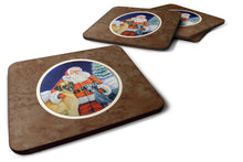 Load image into Gallery viewer, Santa Claus with Great Dane Foam Coaster  7232FC