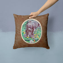 Load image into Gallery viewer, Blue Great Dane Throw Pillow - 14x14 Decorative Pillow – Art for Your Home &amp; Patio 7235PW1414