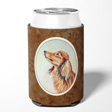 Load image into Gallery viewer, Long Haired Red Dachshund Can or Bottle Hugger 7240CC
