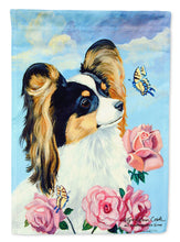 Load image into Gallery viewer, Papillon Garden Flag – Decorative Outdoor Yard Flag