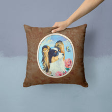 Load image into Gallery viewer, Papillon Throw Pillow - 14x14 Decorative Pillow – Art for Your Home &amp; Patio 7242PW1414