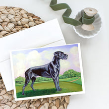 Load image into Gallery viewer, Great Dane Greeting Cards -  Blank Note Cards – 8-Pack of Artist-Designed Cards with Envelopes