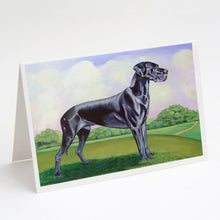Load image into Gallery viewer, Great Dane Greeting Cards -  Blank Note Cards – 8-Pack of Artist-Designed Cards with Envelopes