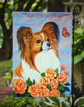 Load image into Gallery viewer, Papillon Garden Flag – Decorative Outdoor Yard Flag