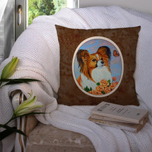 Load image into Gallery viewer, Papillon Throw Pillow - 14x14 Decorative Pillow – Art for Your Home &amp; Patio 7246PW1414