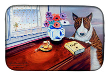 Load image into Gallery viewer, Bull Terrier Dish Drying Mat – Absorbent, Artistic Kitchen Essentials 7249DDM