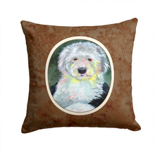 Load image into Gallery viewer, Old English Sheepdog Throw Pillow - 14x14 Decorative Pillow – Art for Your Home &amp; Patio 7252PW1414