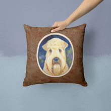 Load image into Gallery viewer, Wheaten Terrier Soft Coated Throw Pillow - 14x14 Decorative Pillow – Art for Your Home &amp; Patio 7254PW1414