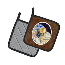 Load image into Gallery viewer, Fawn Great Dane Pot Holders - Set of 2 Decorative Kitchen Helpers | Made in the USA 7258PTHD