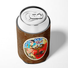 Load image into Gallery viewer, Lady with her Pug Can or Bottle Hugger 7259CC