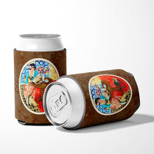 Load image into Gallery viewer, Lady with her Pug Can or Bottle Hugger 7259CC