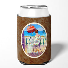 Load image into Gallery viewer, Lady with her Japanese Chin Can or Bottle Hugger 7260CC