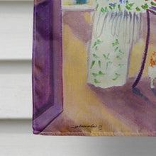 Load image into Gallery viewer, Lady with her Japanese Chin Flag Canvas House Size