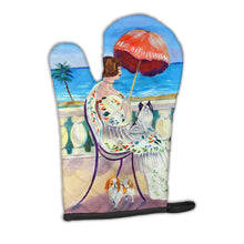 Load image into Gallery viewer, Lady with her Japanese Chin Oven Mitt 7260OVMT