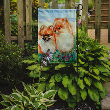 Load image into Gallery viewer, Pomeranian Garden Flag – Decorative Outdoor Yard Flag