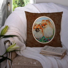 Load image into Gallery viewer, Pomeranian Throw Pillow - 14x14 Decorative Pillow – Art for Your Home &amp; Patio 7262PW1414