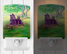 Load image into Gallery viewer, Schipperke and puppy Ceramic Night Light 7263CNL