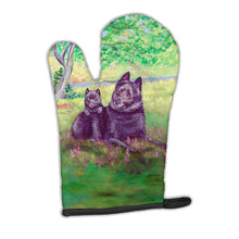 Load image into Gallery viewer, Schipperke and puppy Oven Mitt 7263OVMT