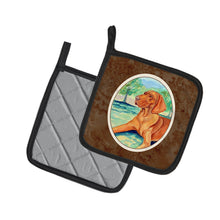 Load image into Gallery viewer, Vizsla Pot Holders - Set of 2 Decorative Kitchen Helpers | Made in the USA 7264PTHD