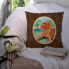 Load image into Gallery viewer, Vizsla Throw Pillow - 14x14 Decorative Pillow – Art for Your Home &amp; Patio 7264PW1414