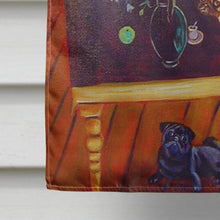 Load image into Gallery viewer, Lady with her Pug Flag Canvas House Size