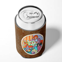 Load image into Gallery viewer, Lady with her Pug Can or Bottle Hugger 7266CC
