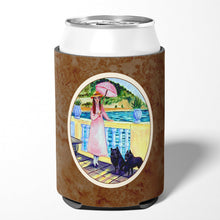 Load image into Gallery viewer, Lady with her Schipperke Can or Bottle Hugger 7267CC