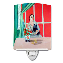 Load image into Gallery viewer, Lady with her Schipperke Ceramic Night Light 7269CNL